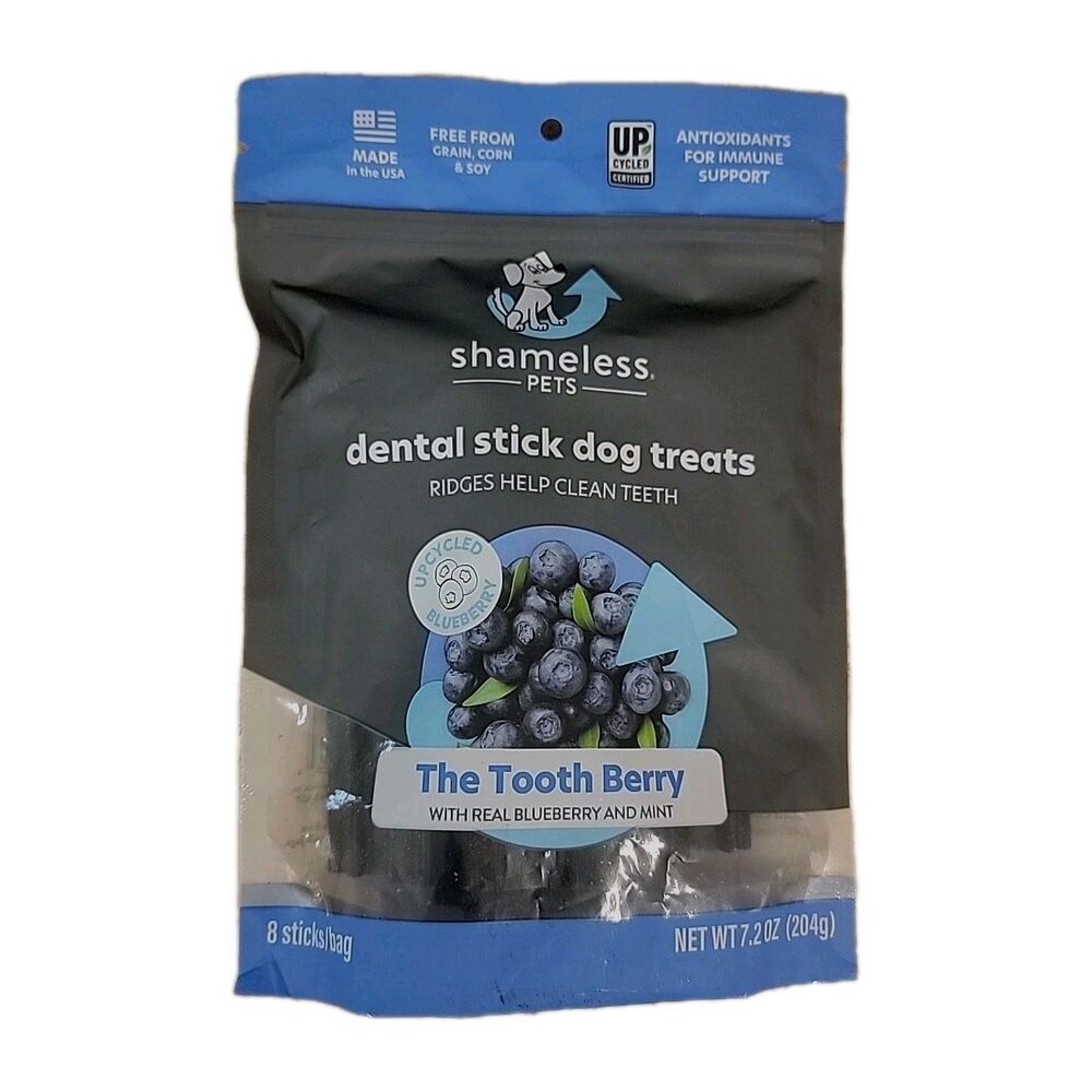Dental Treats for Dogs, the Tooth Berry - Healthy Dental Sticks with Immune Supp